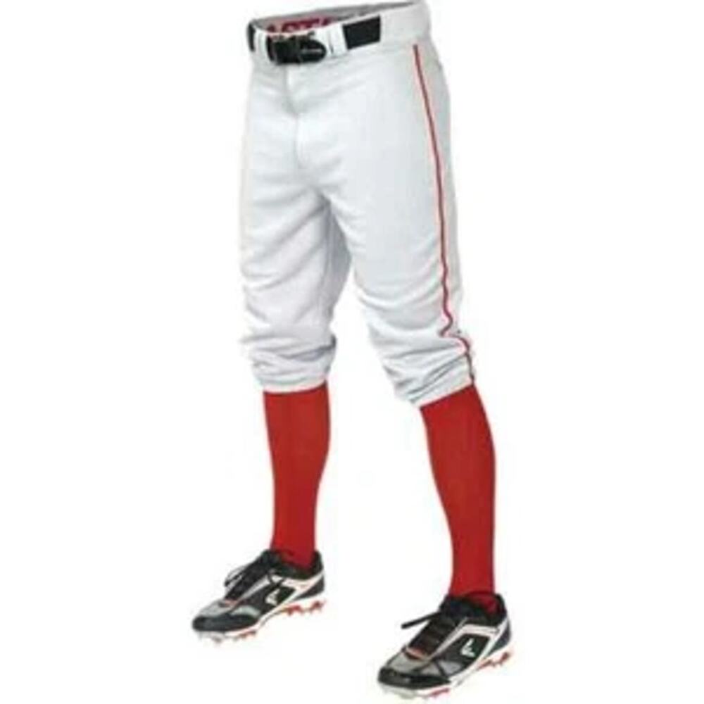 NWT Easton White Red Piped Pro Knicker Baseball Pants Adults Size XXL